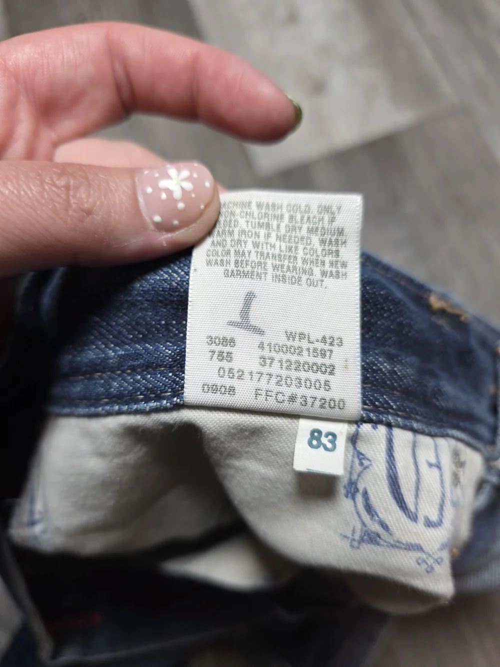 Levi's Vintage '08 RED Warped Bootcut Jeans Style 3088 Blue Denim Jeans Sz 31x30